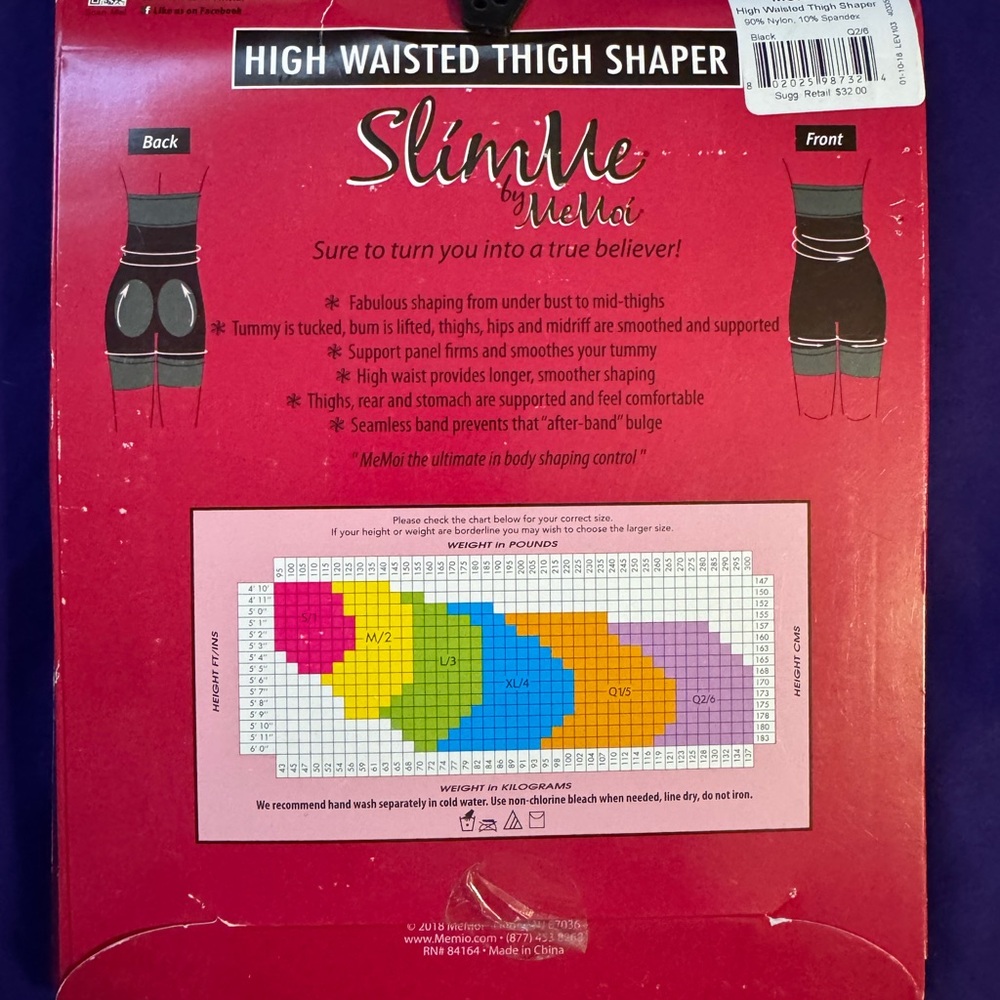 SlimMe by High-Waisted Thigh Shaper - Black - Picture 3 of 5
